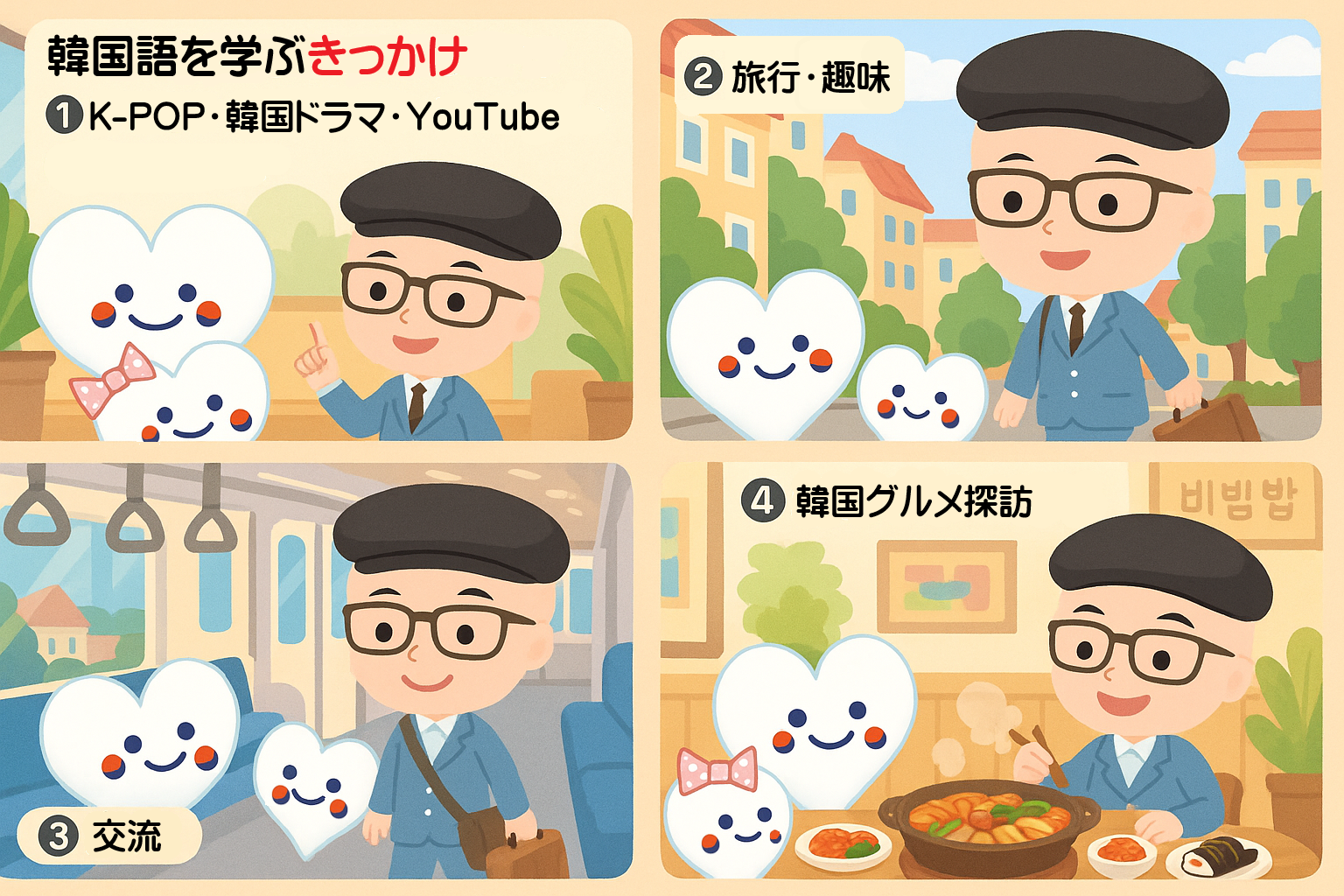 韓国語を学ぶきっかけ