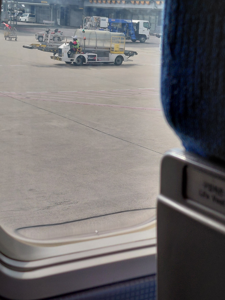 出発前関空にて