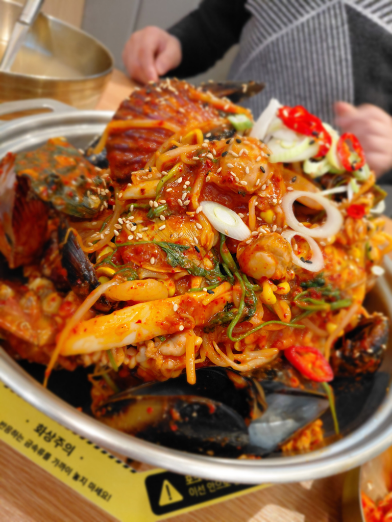 へムルチム(海鮮蒸し)2